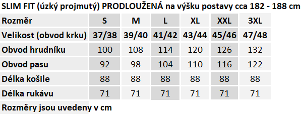 mmer SLIM PRODLOUŽENÁ